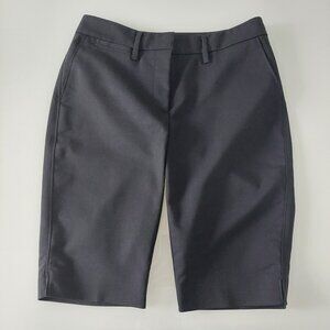 White House Black Market, Black 11" Bermuda Shorts, Size 0